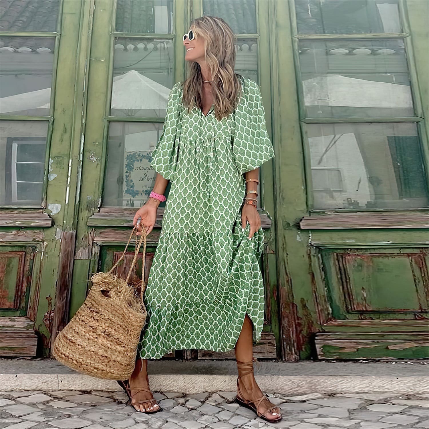 Lively® Vêtements été Vert clair / XS Robe d'été Londres | Lively®